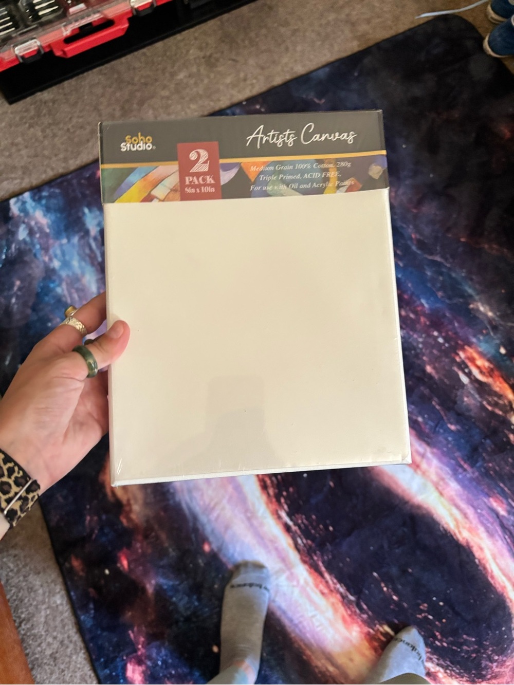 Soho Studio Artists Canvas 2-Pack - White